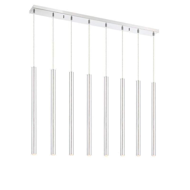 Forest 44 Inch 8 Light LED Linear Suspension Light by Z-Lite
