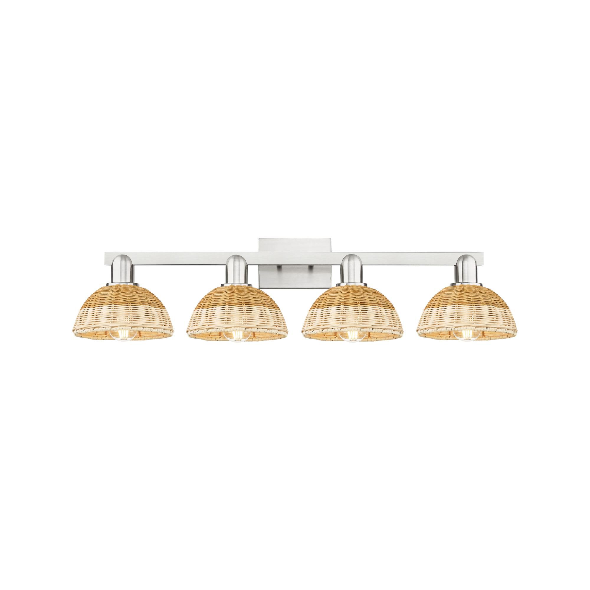 Bruno Marashlian Natural Ballston Dome 36 Inch Bath Vanity Light by Innovations Lighting