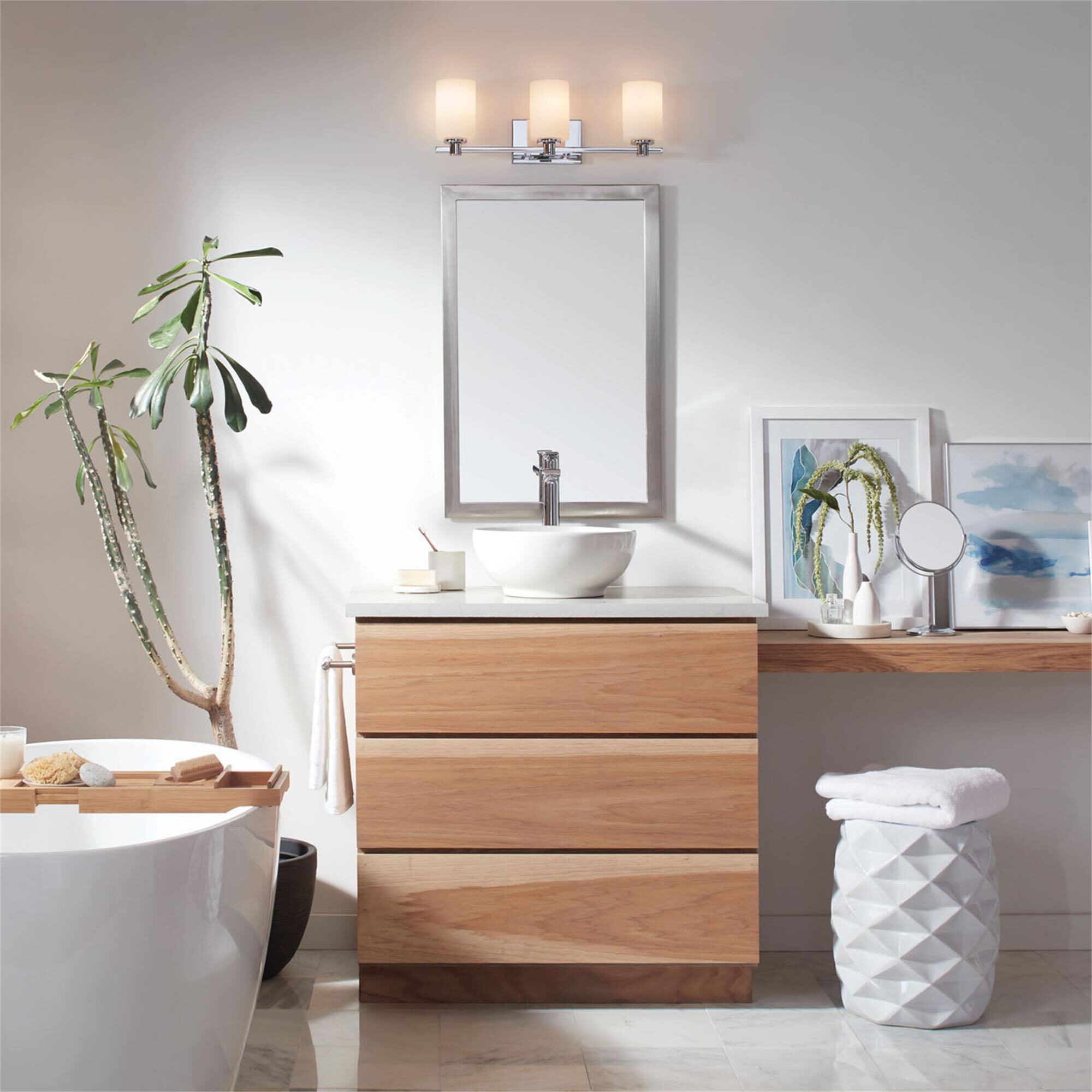 Karlie 22 Inch 3 Light Bath Vanity Light,