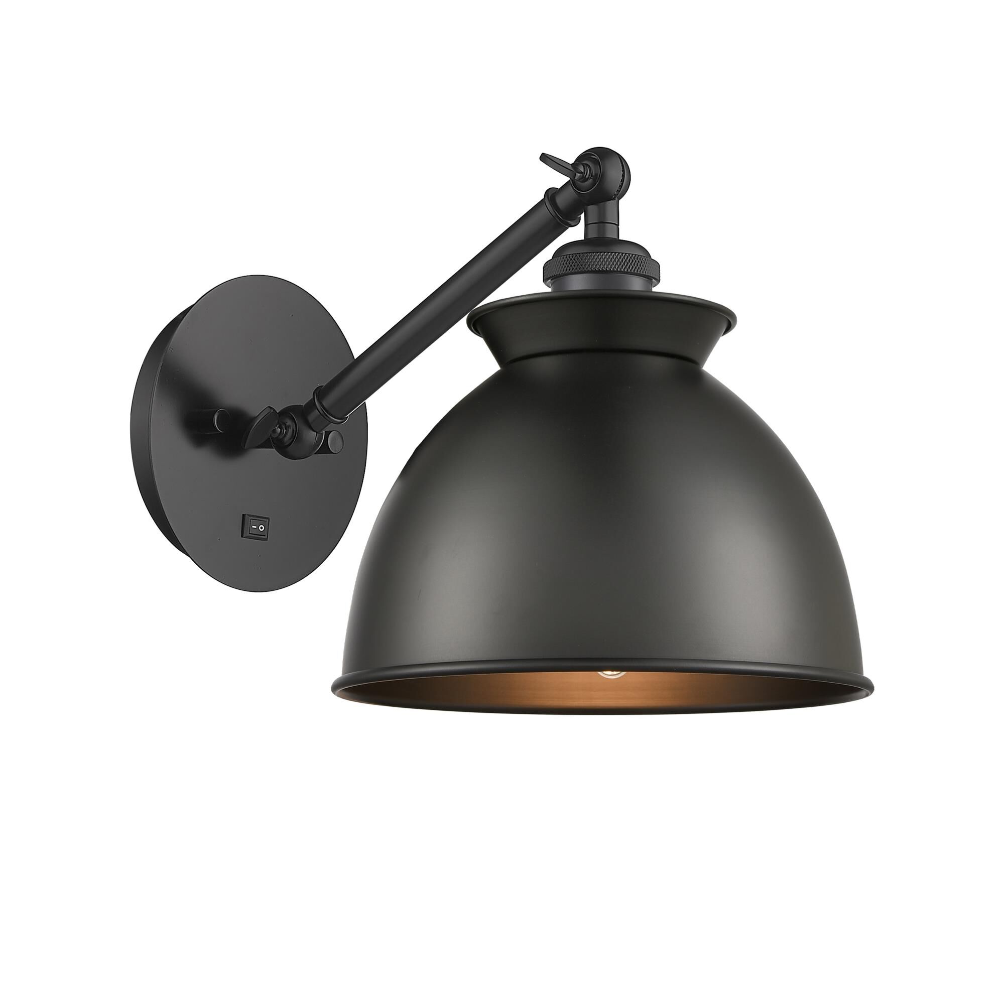 Bruno Marashlian Adirondack 8 Inch Wall Swing Lamp by Innovations Lighting