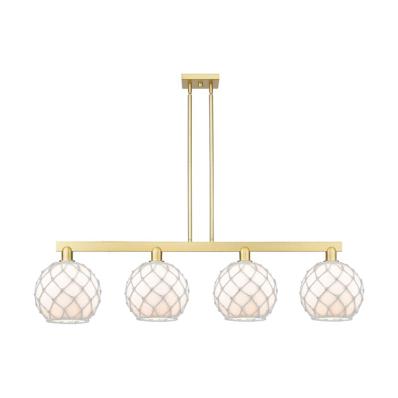 Bruno Marashlian Farmhouse Rope 53 Inch Linear Suspension Light by Innovations Lighting