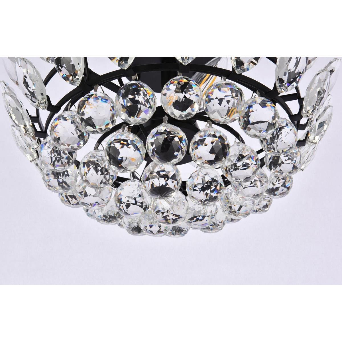 Emilia 16 Inch 3 Light Flush Mount by Elegant Lighting