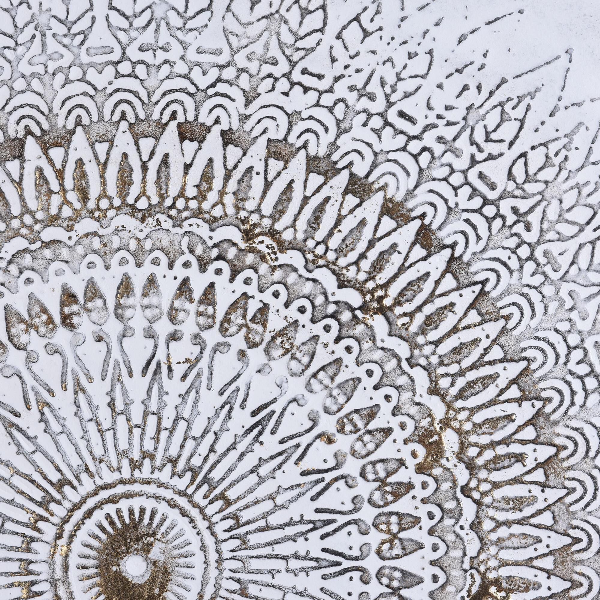 Shown in White And Gold finish