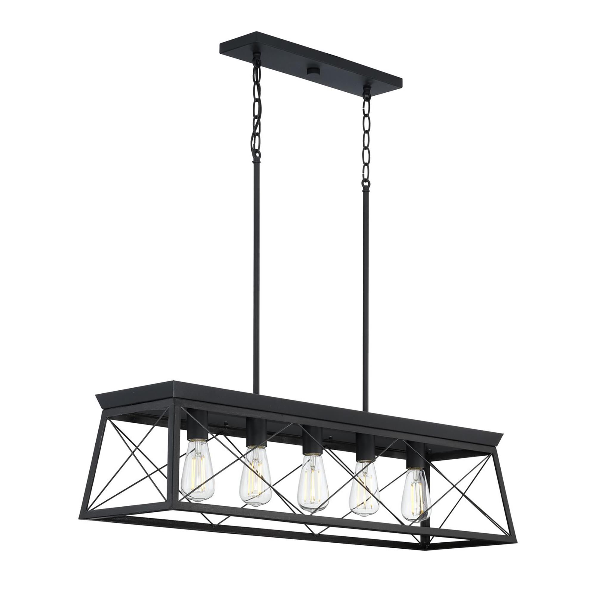 Briarwood 38 Inch 5 Light Linear Suspension Light by Progress Lighting