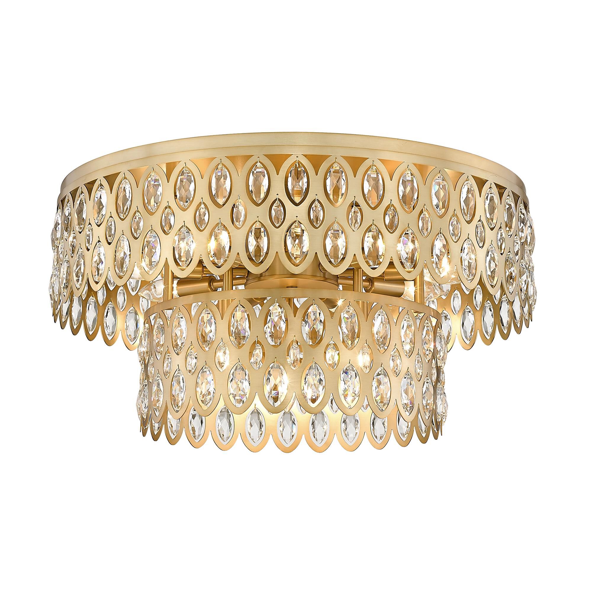 Dealey 24 Inch 12 Light Flush Mount by Z-Lite