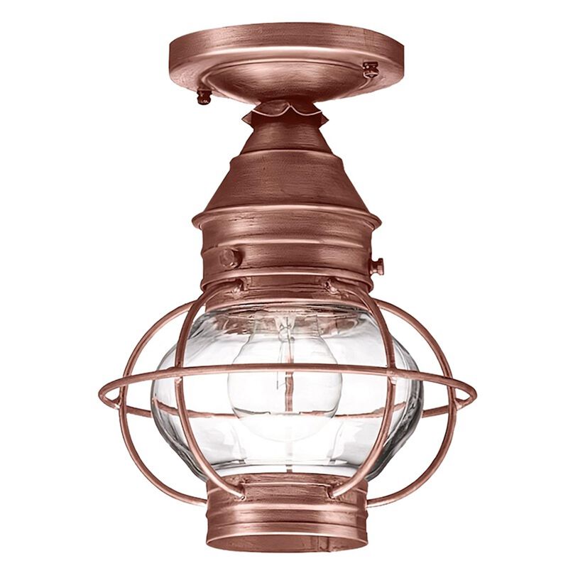 Onion 8 Inch Outdoor Flush Mount by Northeast Lantern