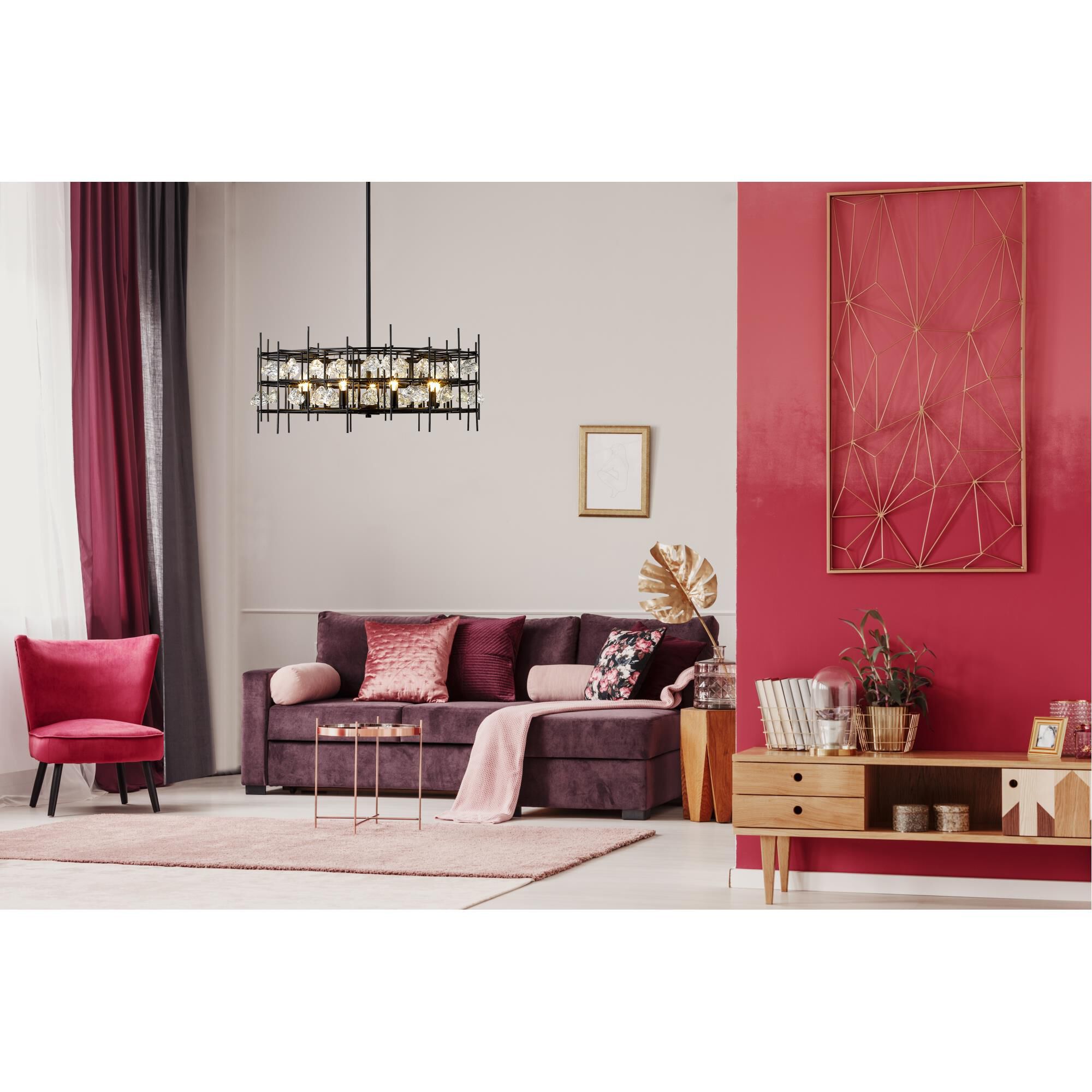 Garroway 32 Inch 9 Light Chandelier by Z-Lite