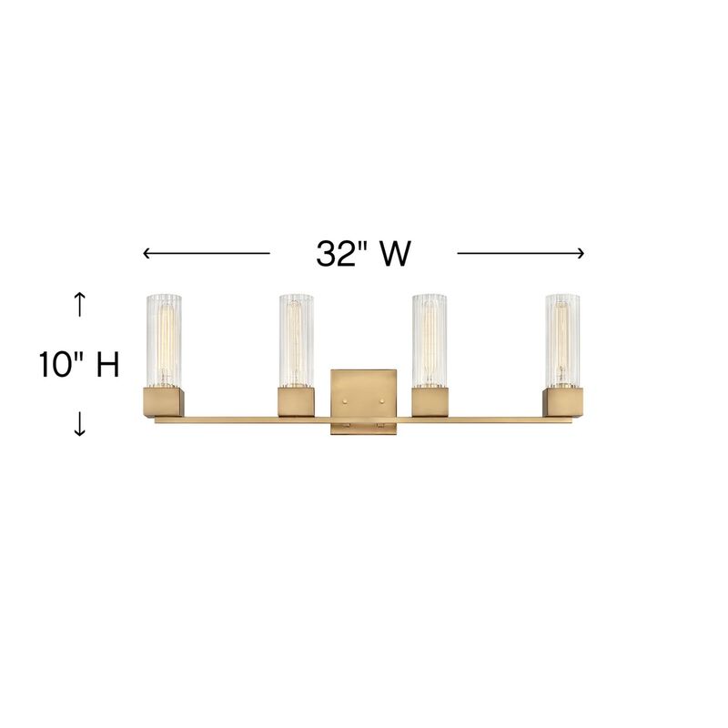 Xander 32 Inch 4 Light Bath Vanity Light by Hinkley Lighting