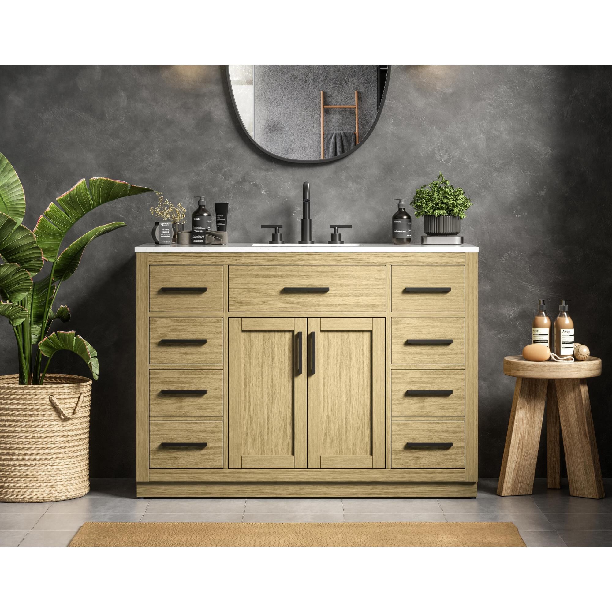 Alden 48 Inch Bath Vanity by Elegant Dcor