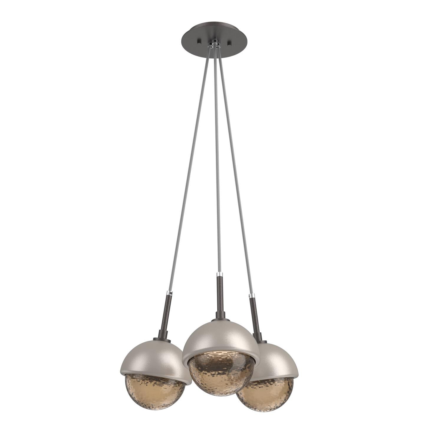 Shown in Graphite finish and Bronze glass and Beige Silver accent