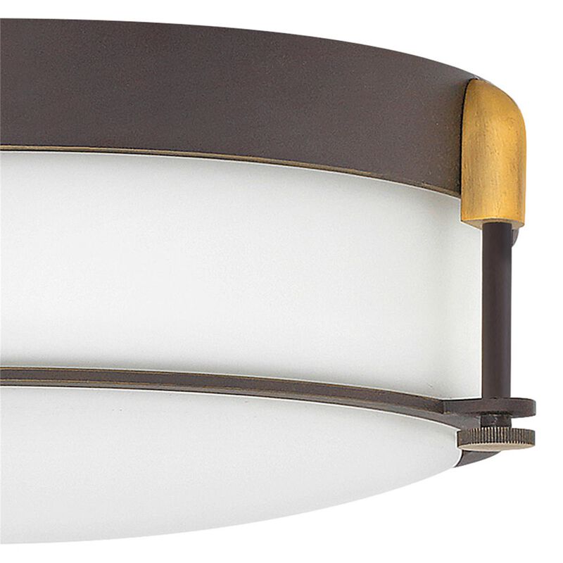 Colbin 16 Inch 3 Light Flush Mount by Hinkley