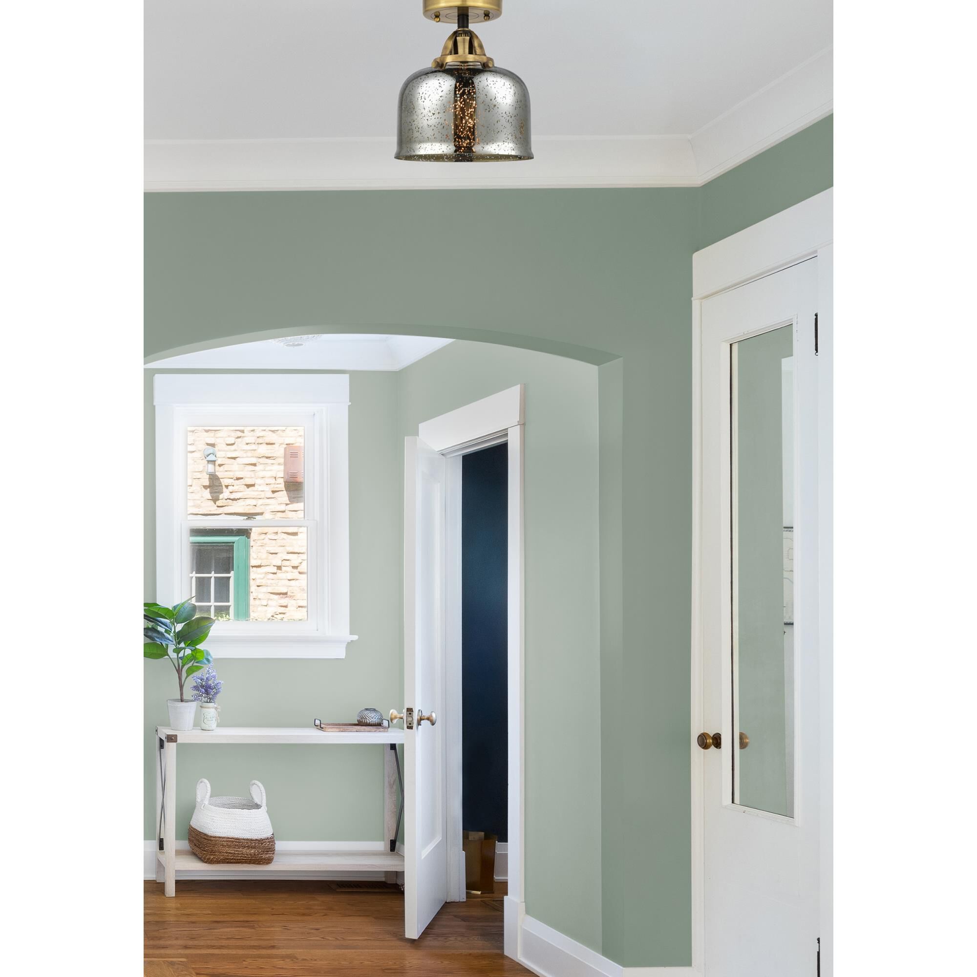 Bruno Marashlian Bell 8 Inch 1 Light Semi Flush Mount by Innovations Lighting