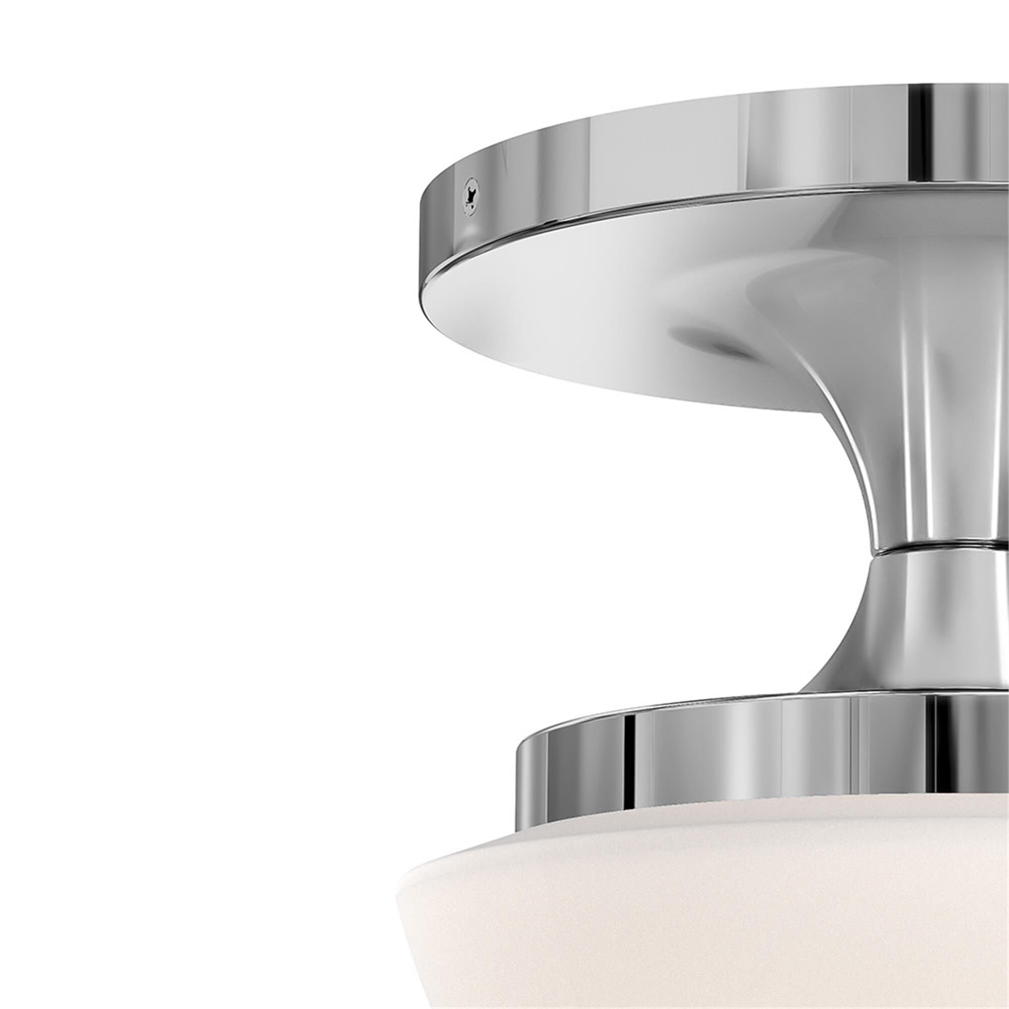 Knox 8 Inch Semi Flush Mount,