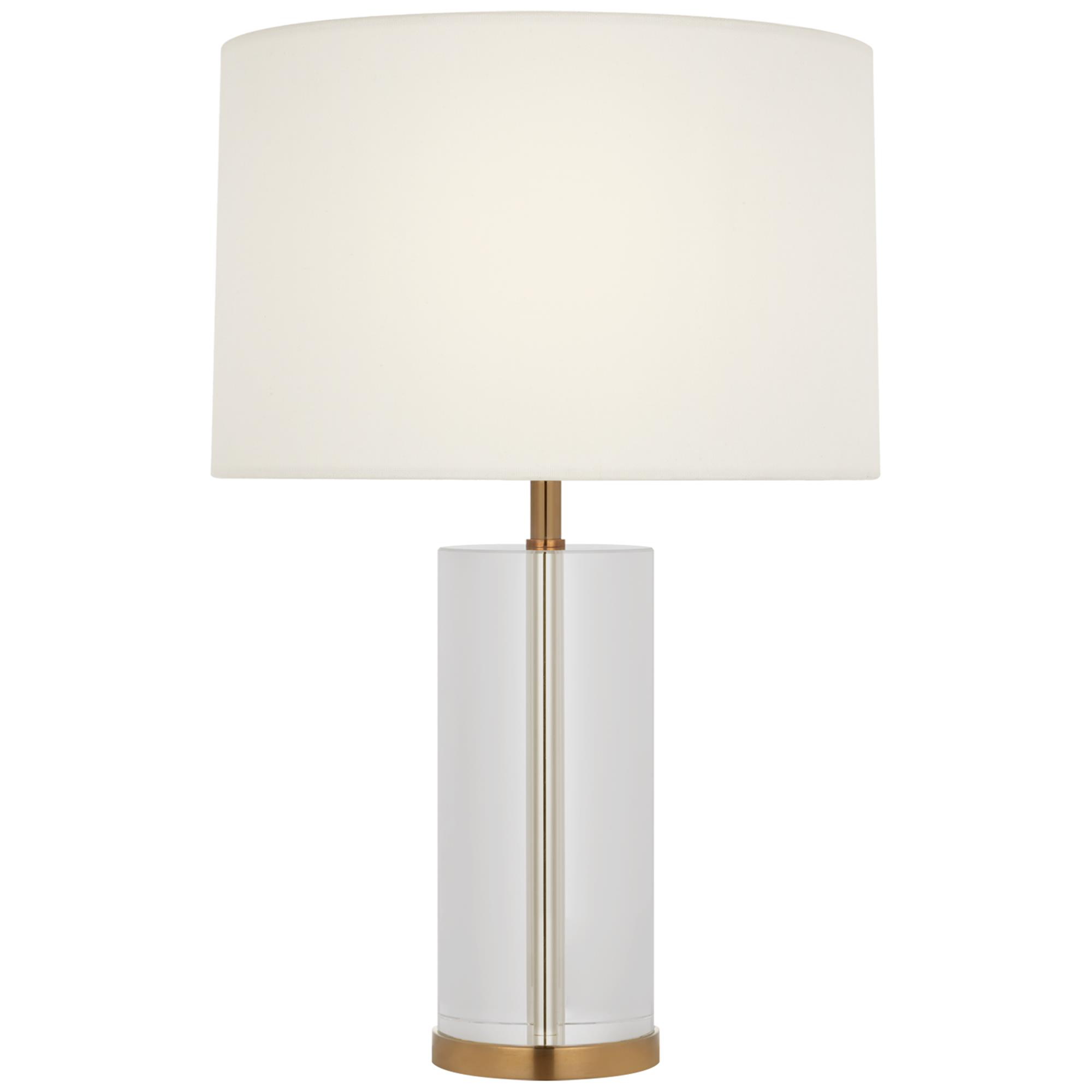 Shown in Crystal And Hand-Rubbed Antique Brass finish