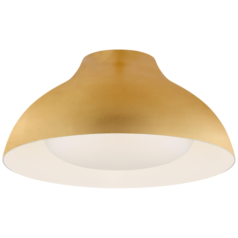 AERIN Agnes 15 Inch 1 Light LED Semi Flush Mount by Visual Comfort Signature Collection