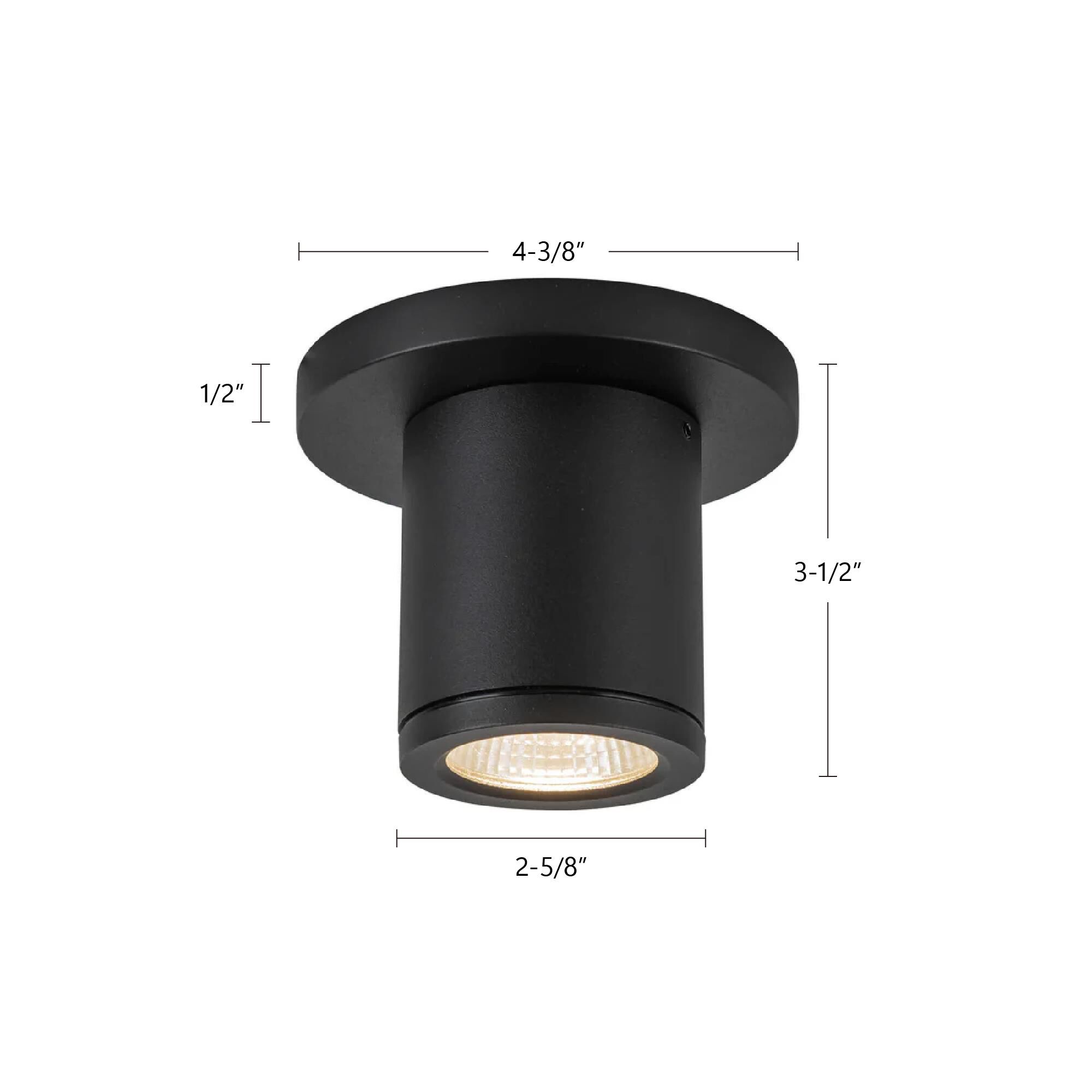 Nordic 4 Inch Outdoor Flush Mount by Kuzco Lighting