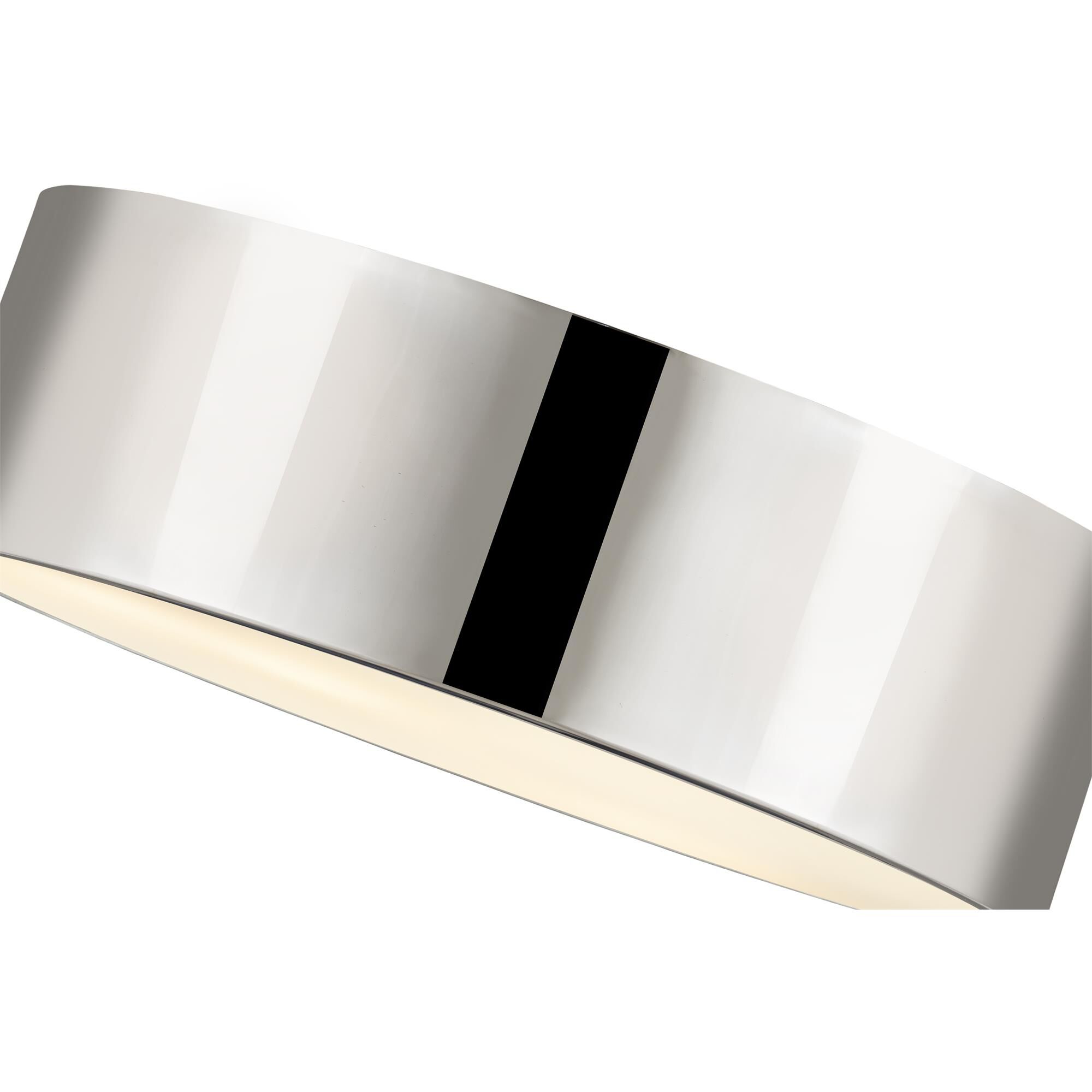 Shown in Chrome finish and Steel glass and Steel shade