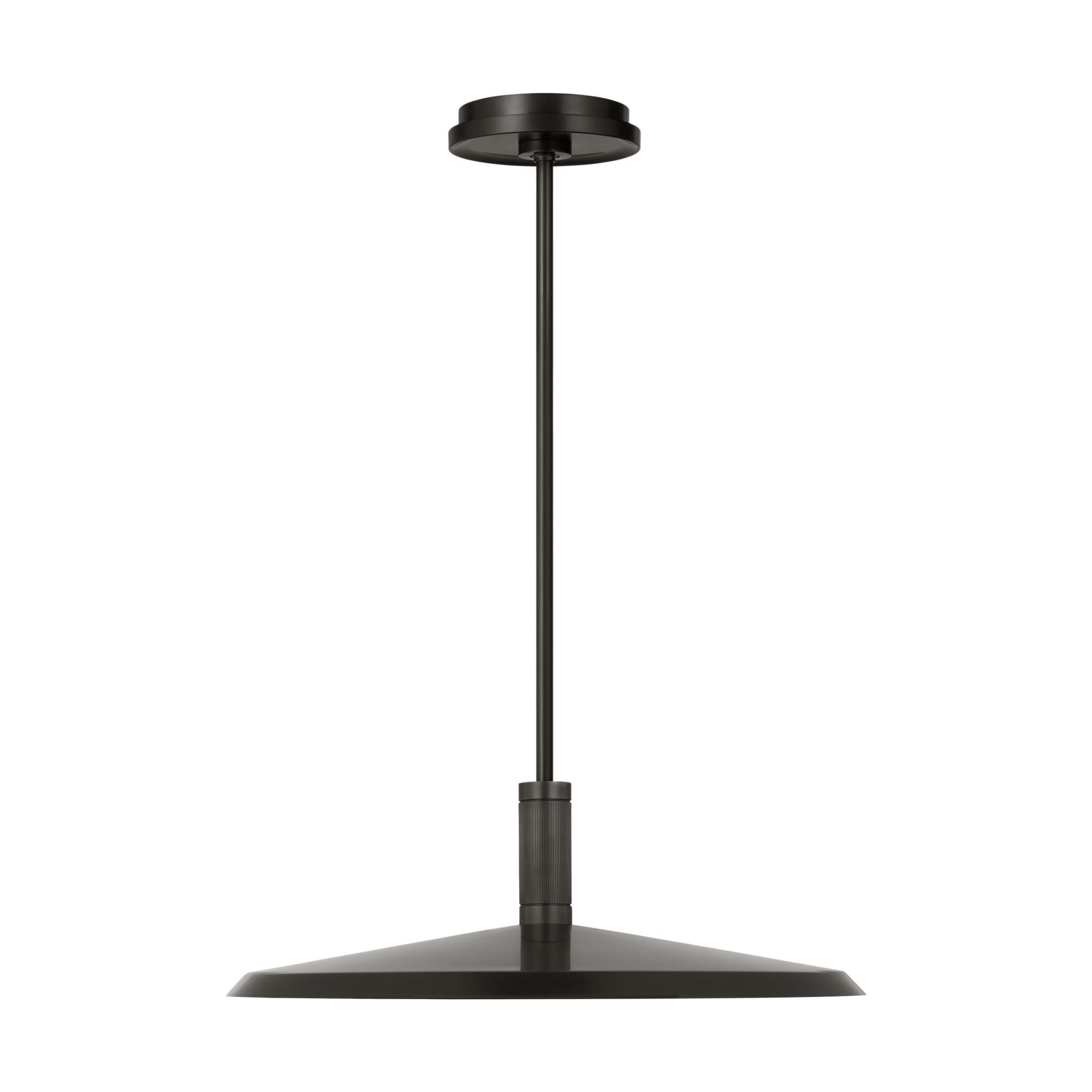 Shown in Bronze and Darkened Brass finish and Bronze and Darkened Brass shade