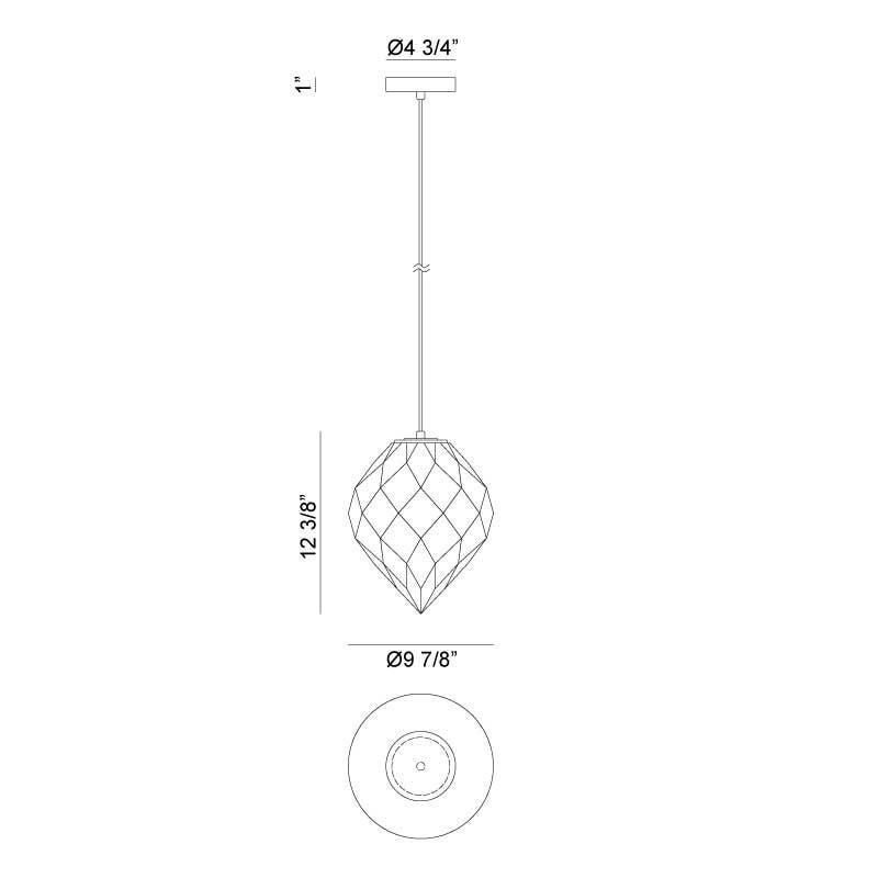 Matteo Lighting Gemma Mini Pendant