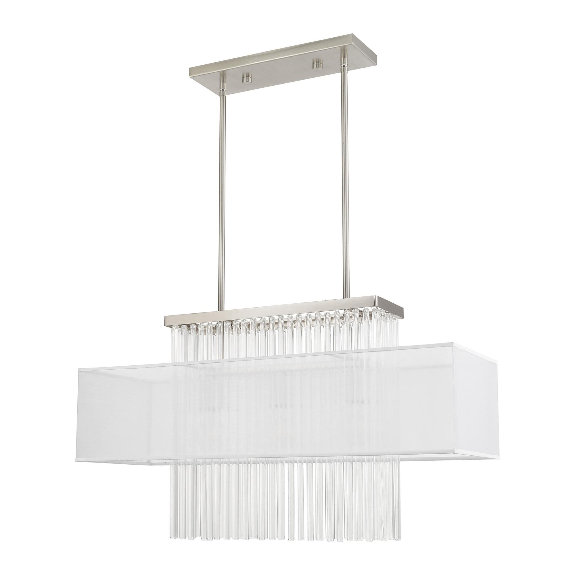 Alexis 30 Inch 3 Light Linear Suspension Light by Livex Lighting