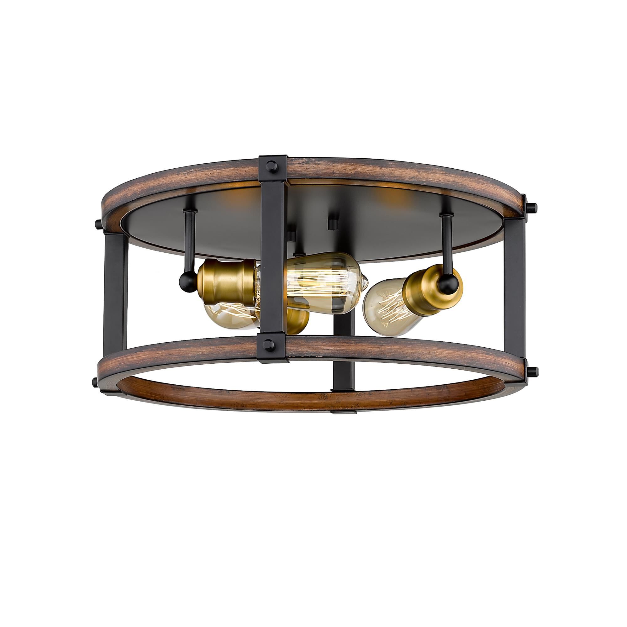 Kirkland 16 Inch 3 Light Flush Mount by Z-Lite