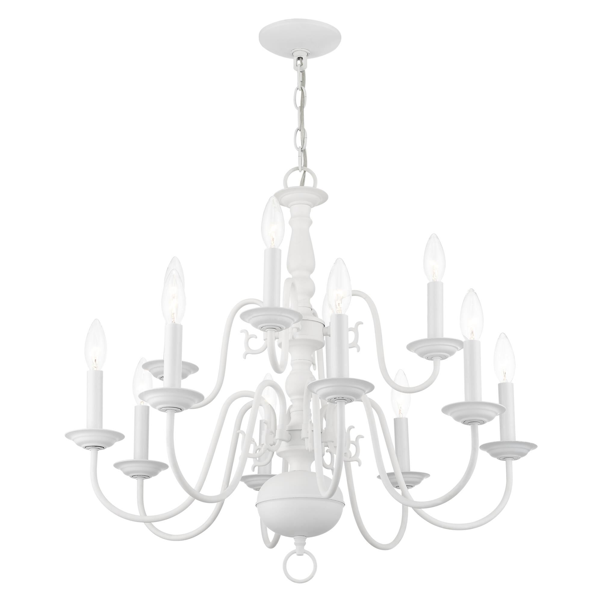 Shown in White finish