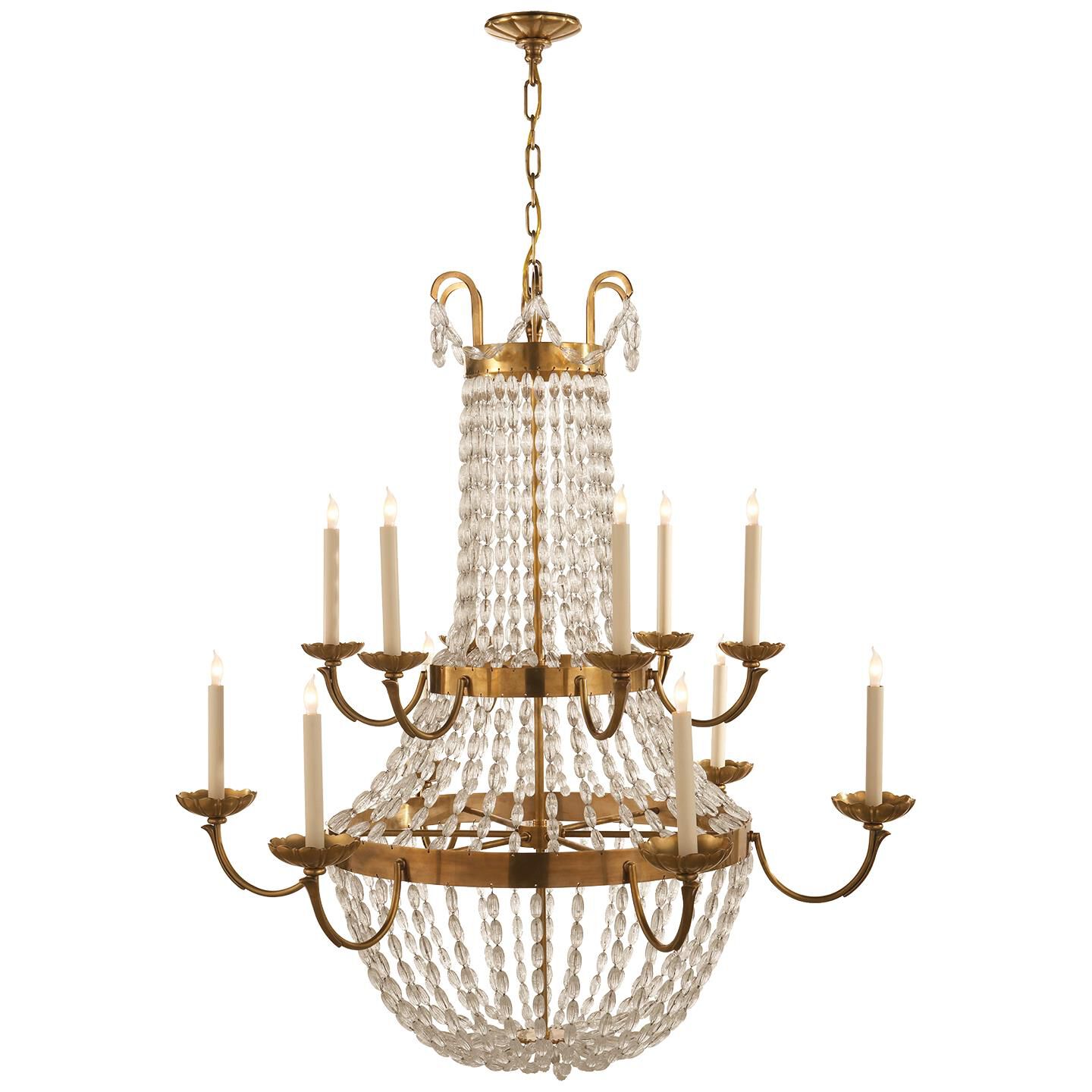 Shown in Antique-Burnished Brass finish and Seeded glass