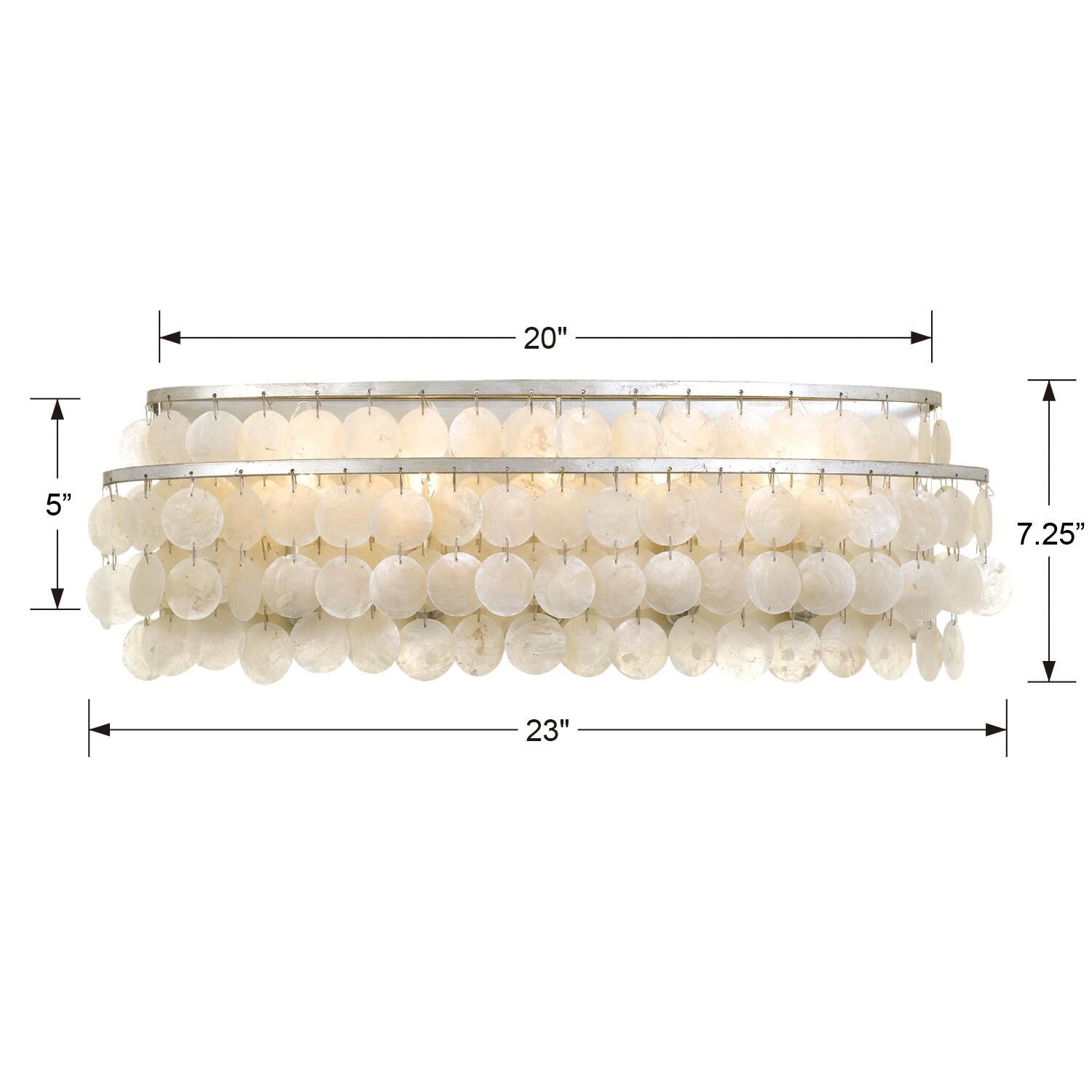 Brielle 23 Inch 5 Light Bath Vanity Light by Crystorama