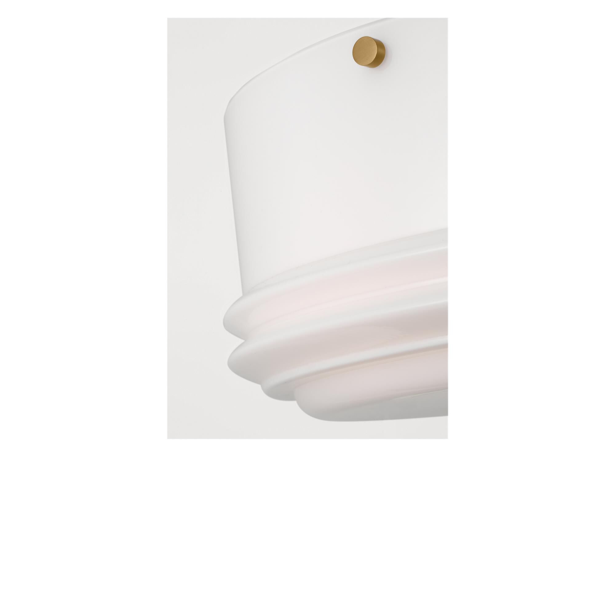 Shown in Milk Glass finish and Milk glass