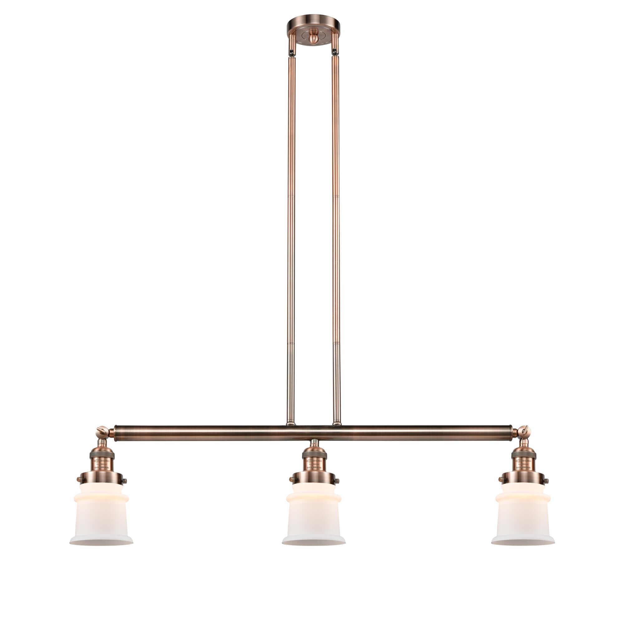 Bruno Marashlian Small Canton 38 Inch 3 Light Linear Suspension Light by Innovations Lighting