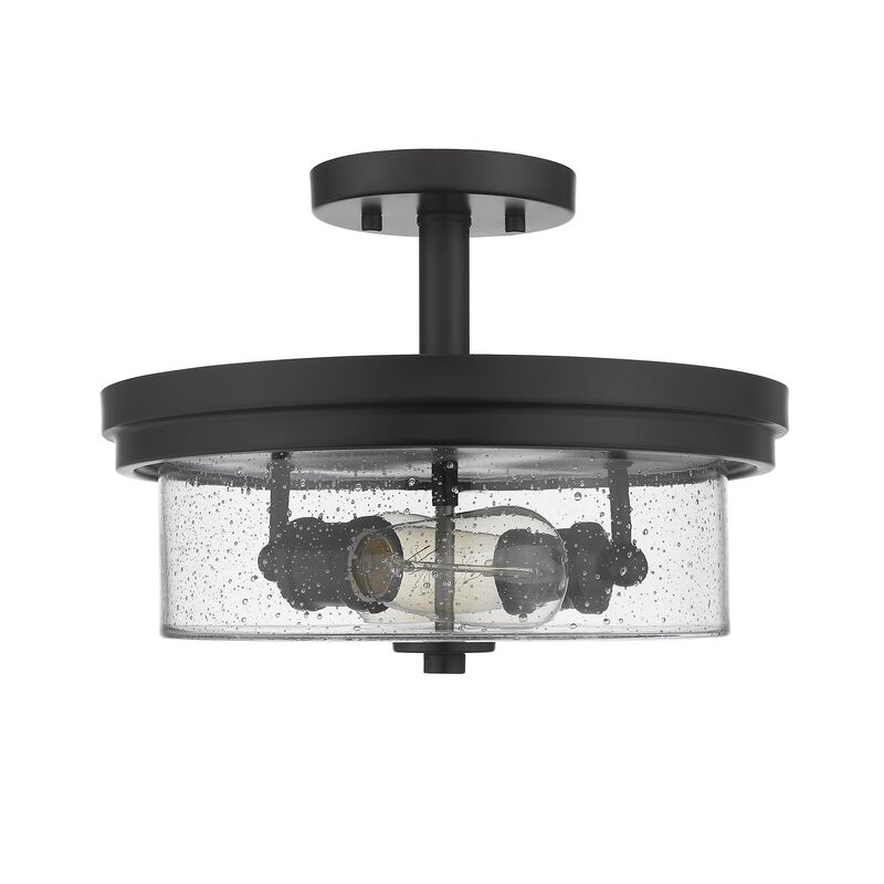 Bohin 13 Inch 2 Light Semi Flush Mount by Z-Lite