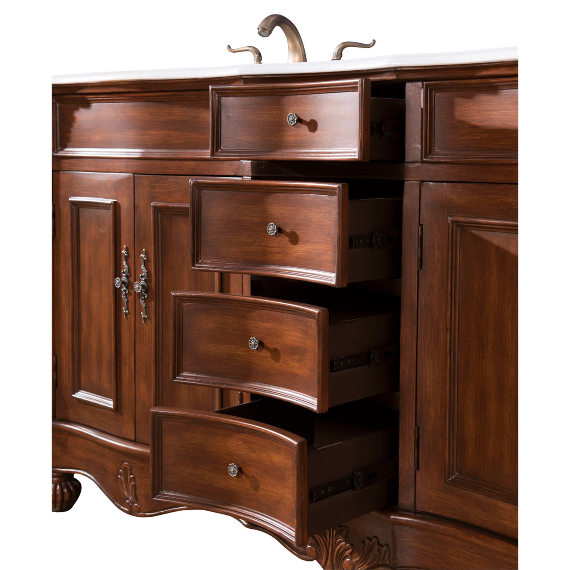 Shown in Teak Color finish