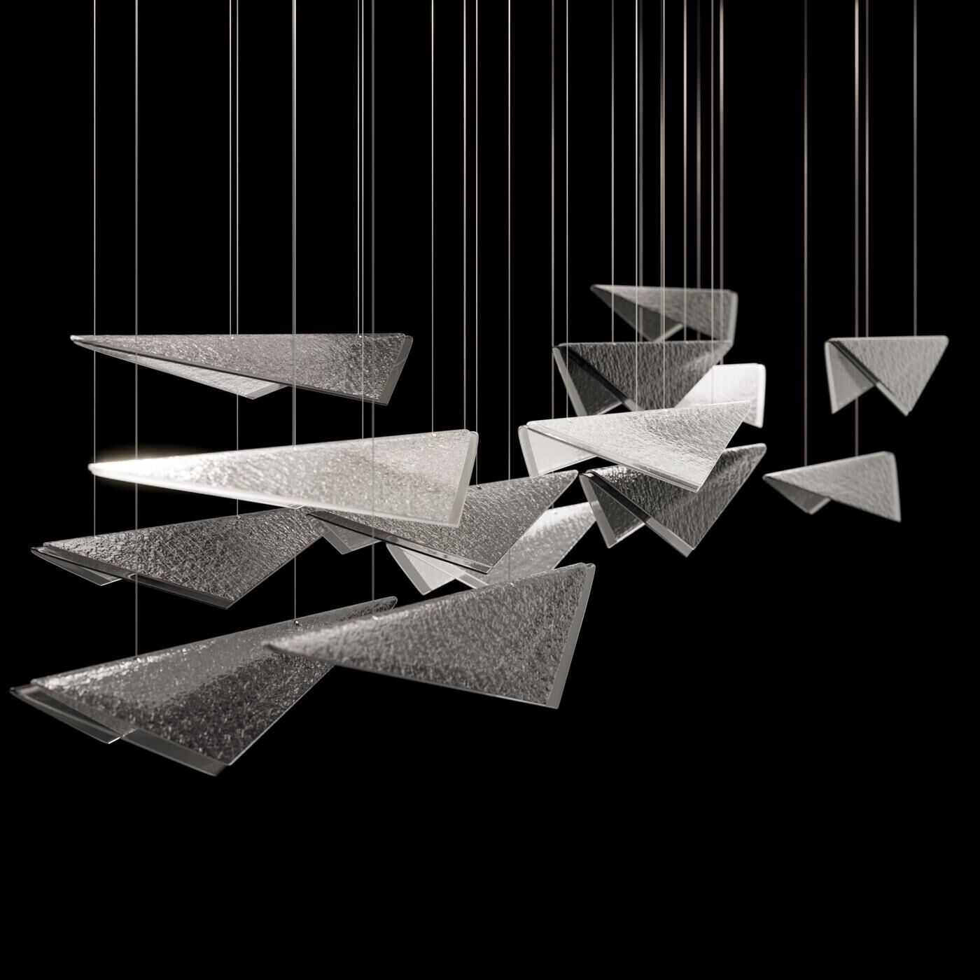 Volo 58 Inch Linear Suspension Light by Fine Art Handcrafted Lighting