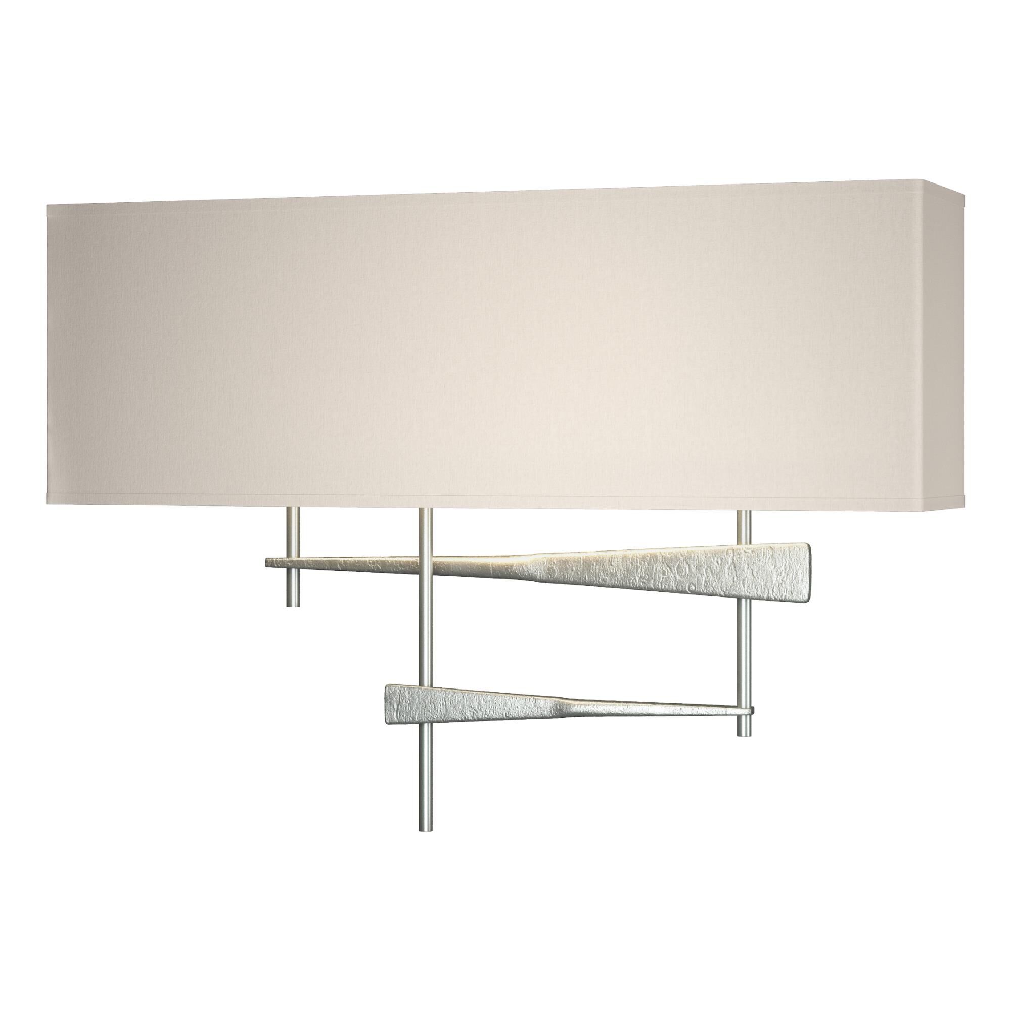 Shown in Vintage Platinum finish and Flax shade