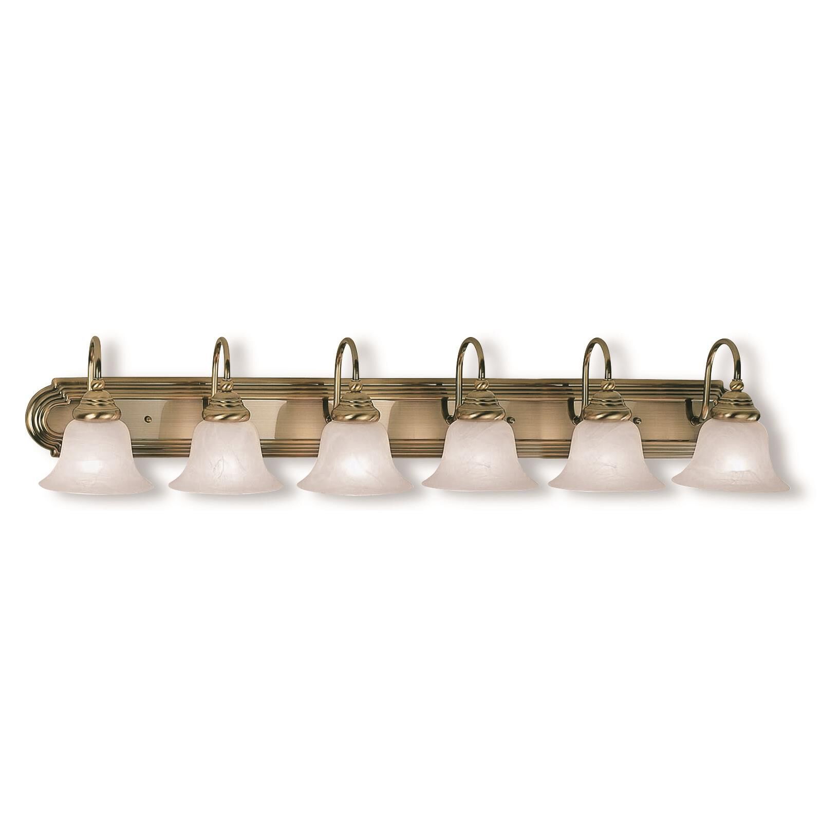 Belmont 48 Inch 6 Light Bath Vanity Light by Livex Lighting