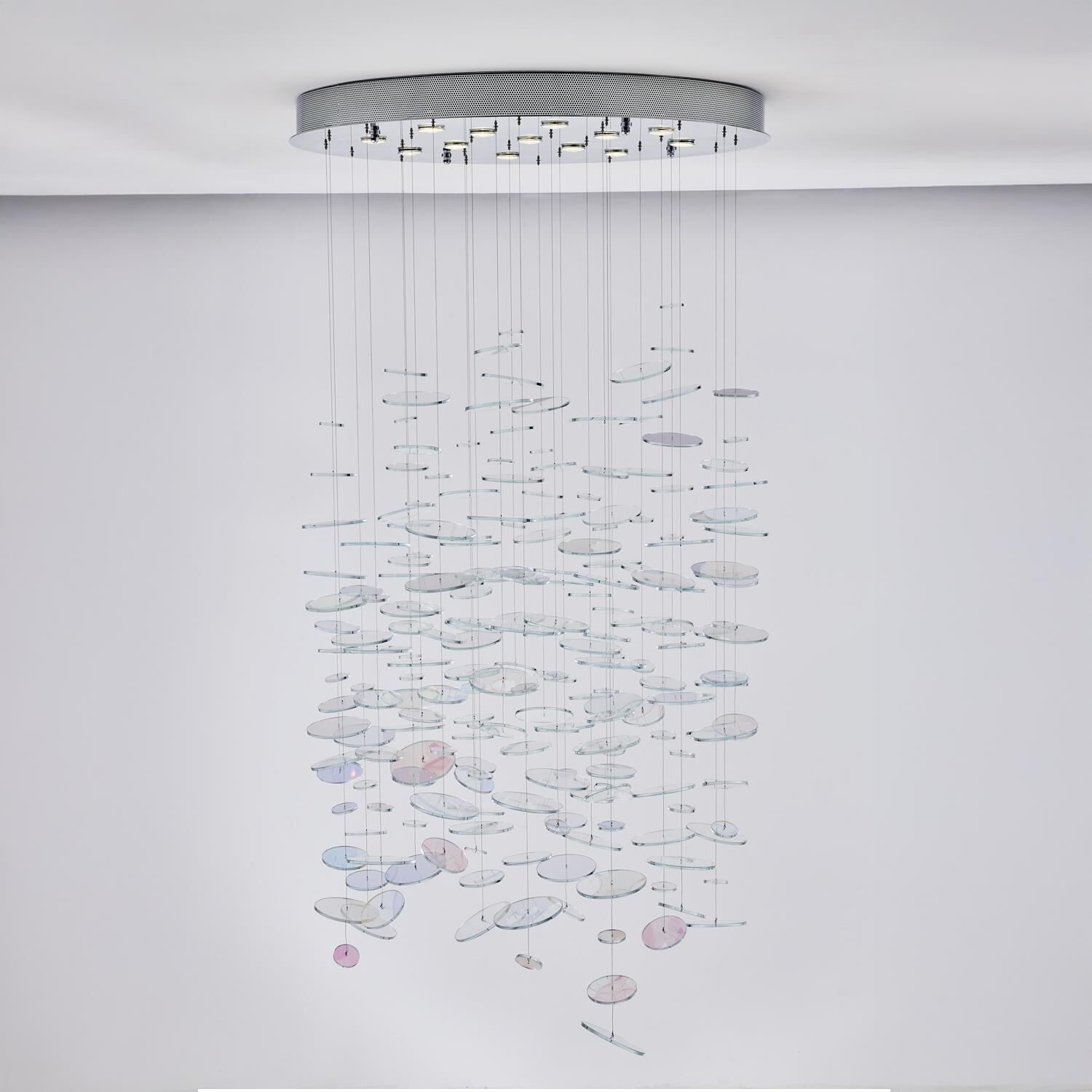 Spettro 36 Inch Multi Light Pendant by Kalco Lighting