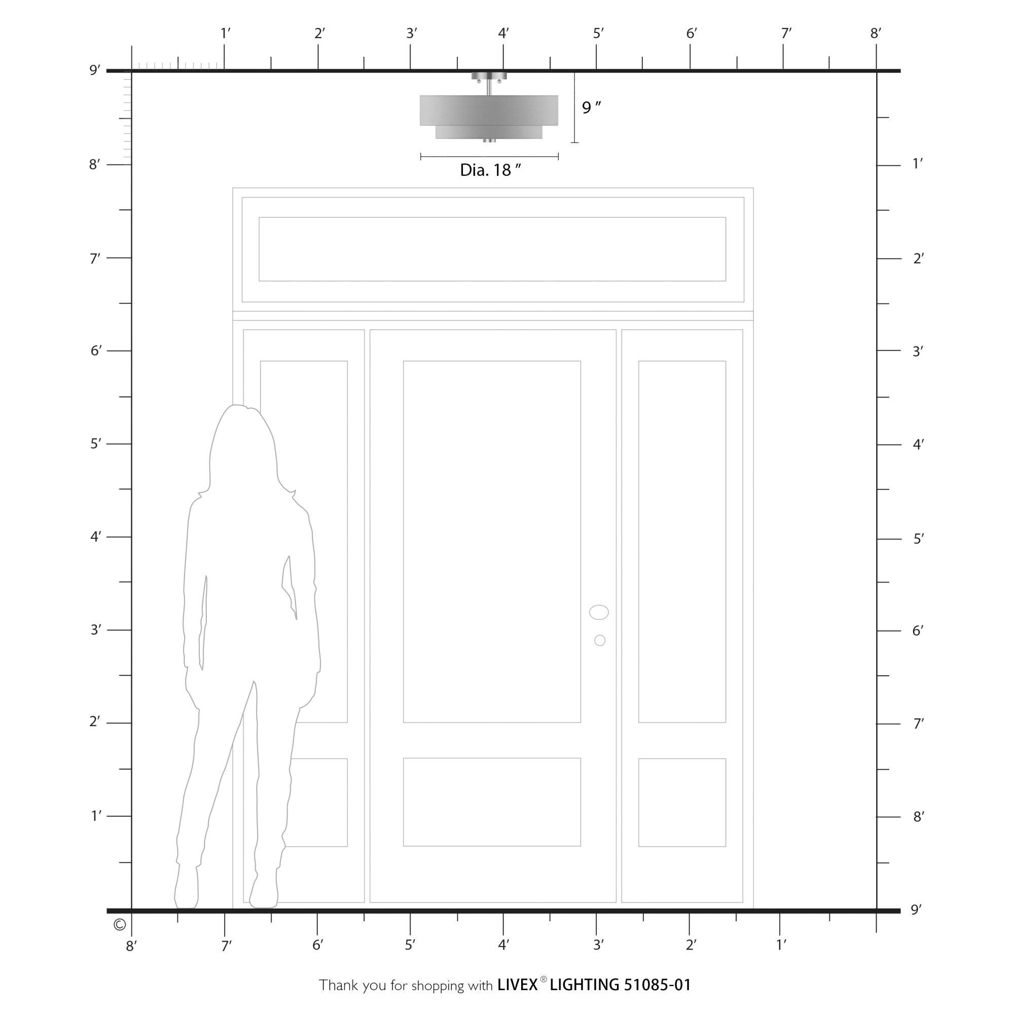 Shown in Antique Brass finish and Hand Crafted Oatmeal Color Fabric with White Color Inside shade