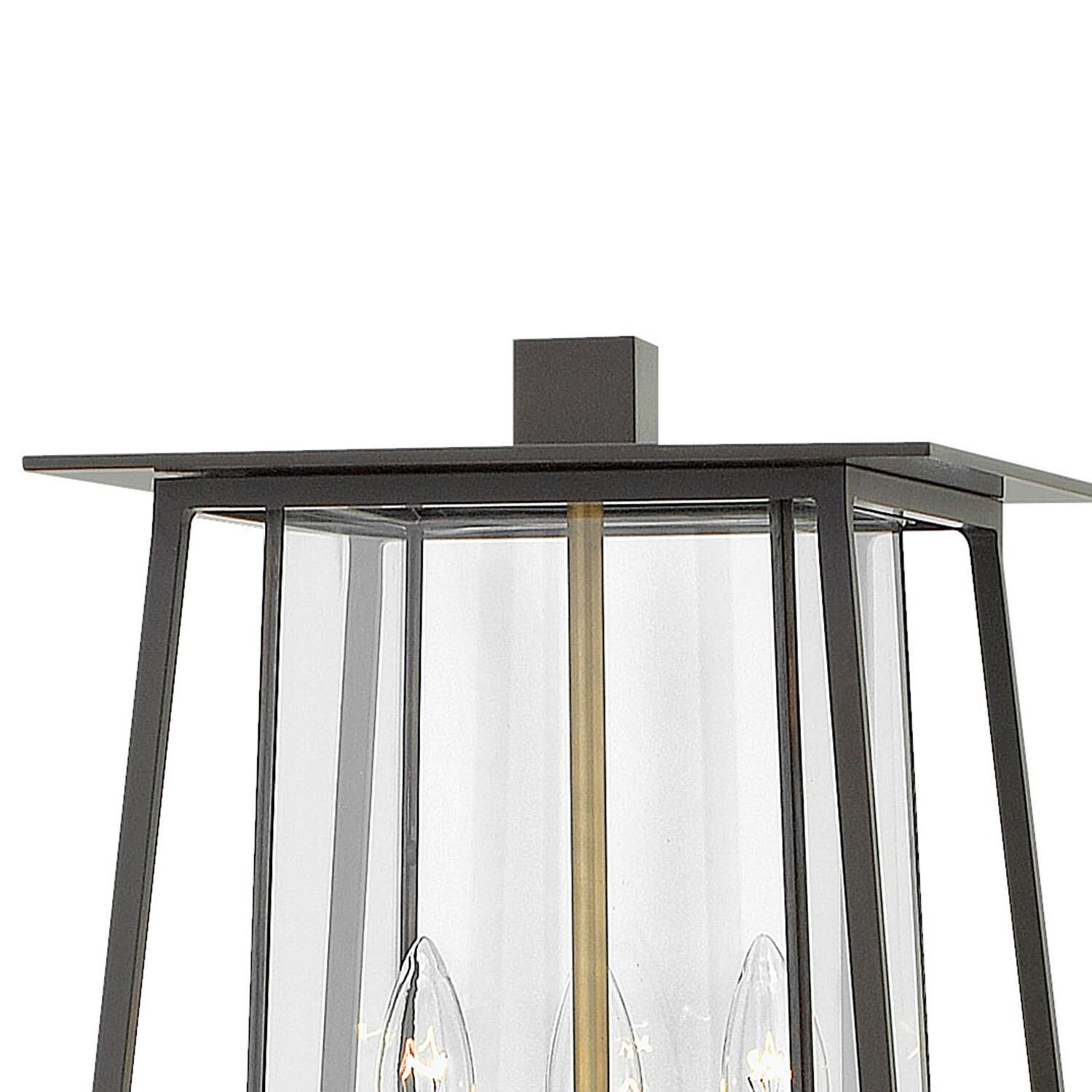 Walker 20 Inch Tall 3 Light Outdoor Post Lamp by Hinkley Lighting