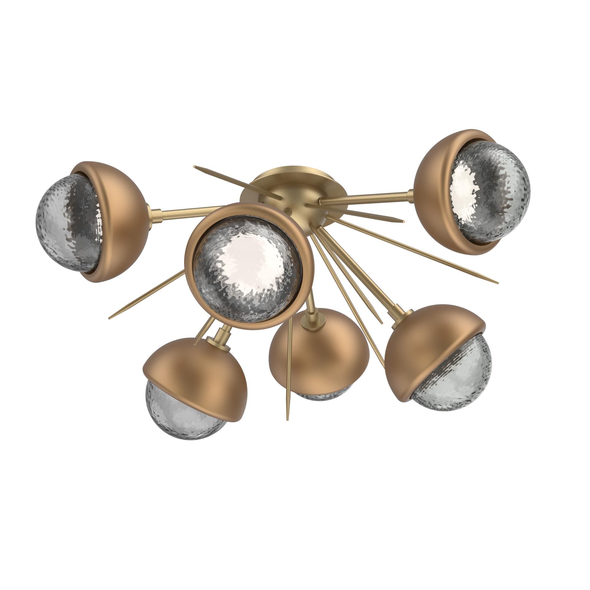 Levi Wilson Cabochon 28 Inch Semi Flush Mount by Hammerton Studio