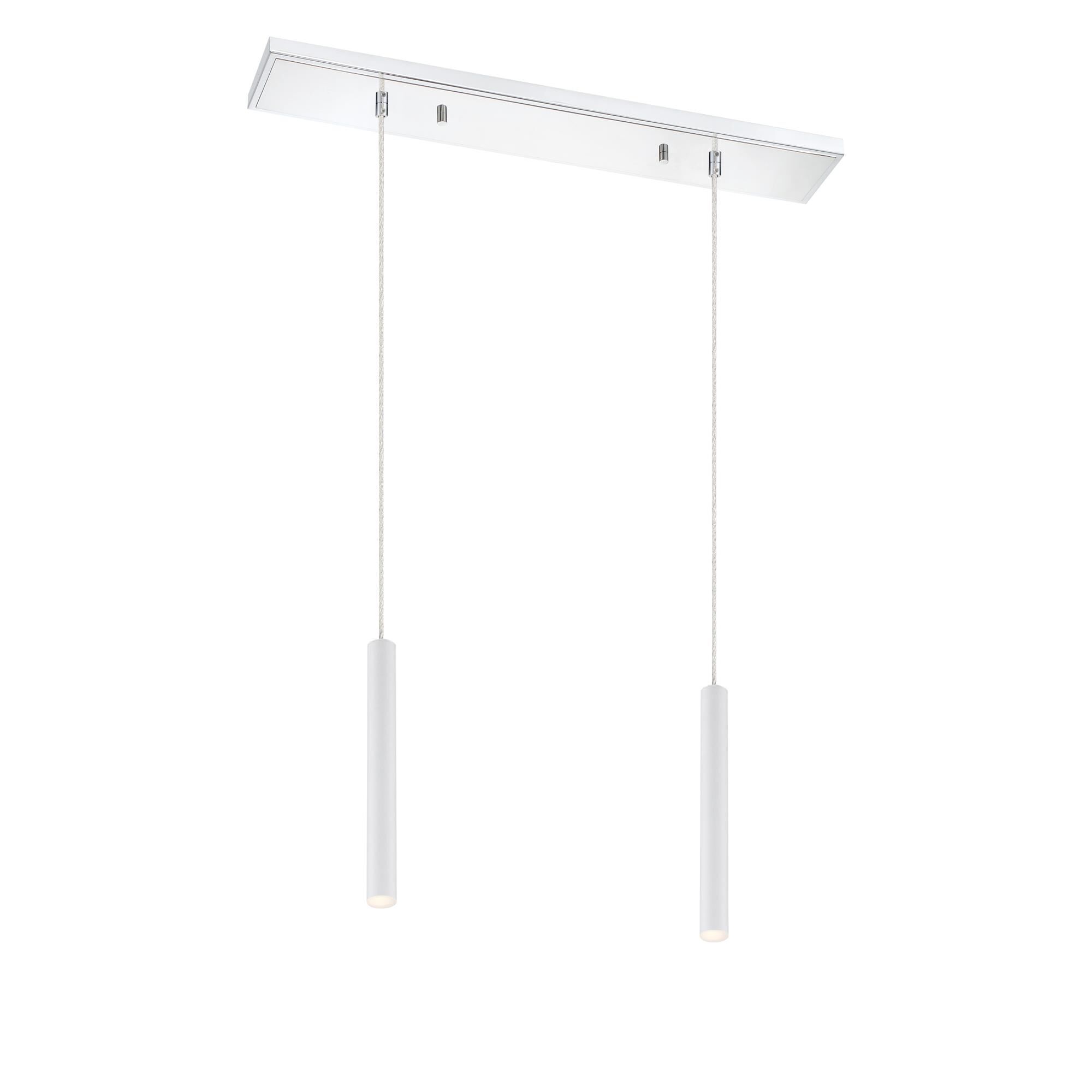 Shown in Chrome finish and Steel glass and Steel shade