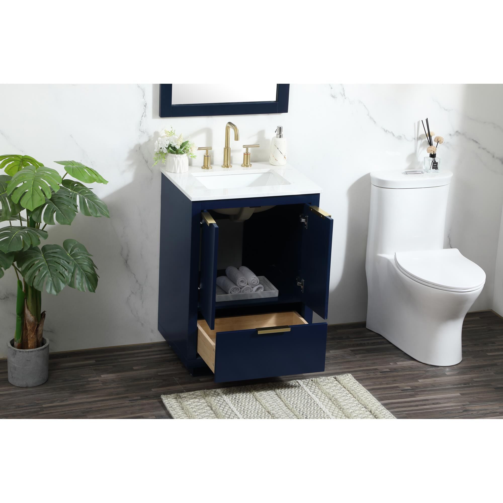 Blake 24 Inch Bath Vanity by Elegant Decor