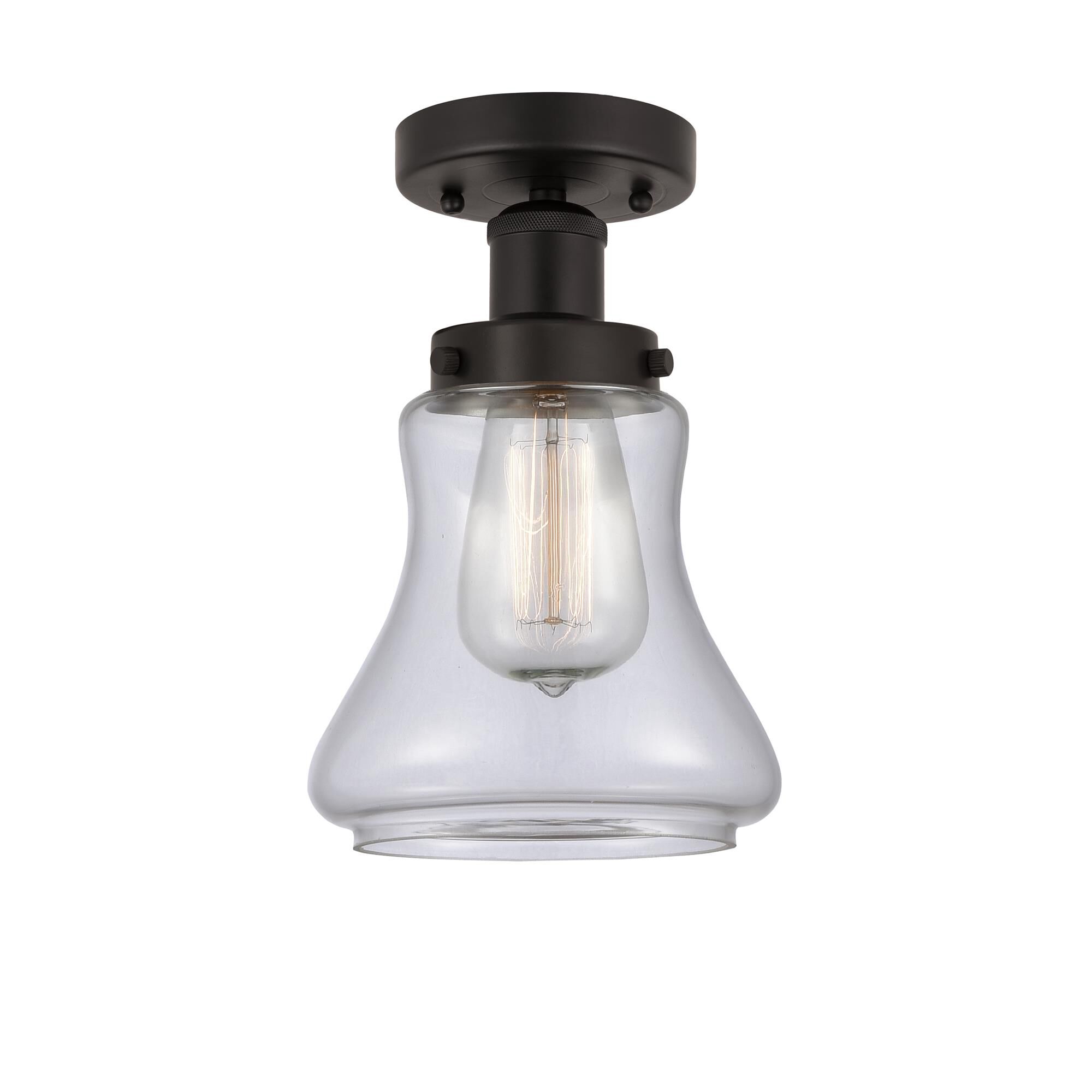 Shown in Oil Rubbed Bronze, Clear finish and Clear glass and Clear Glass shade