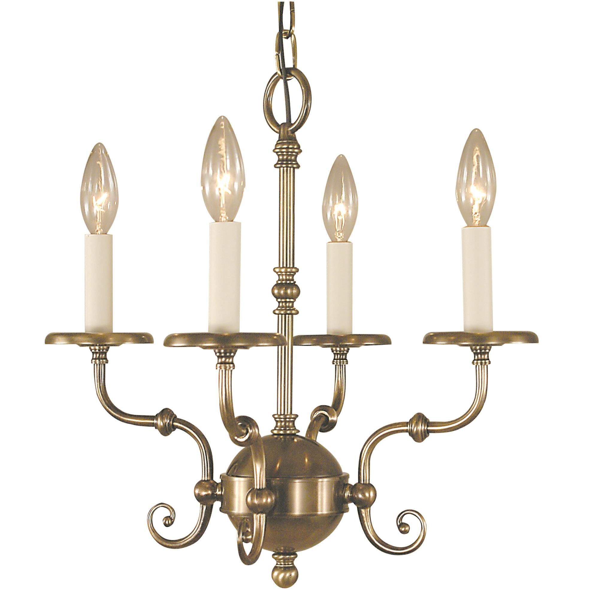 Jamestown 17 Inch 4 Light Mini Chandelier by Framburg