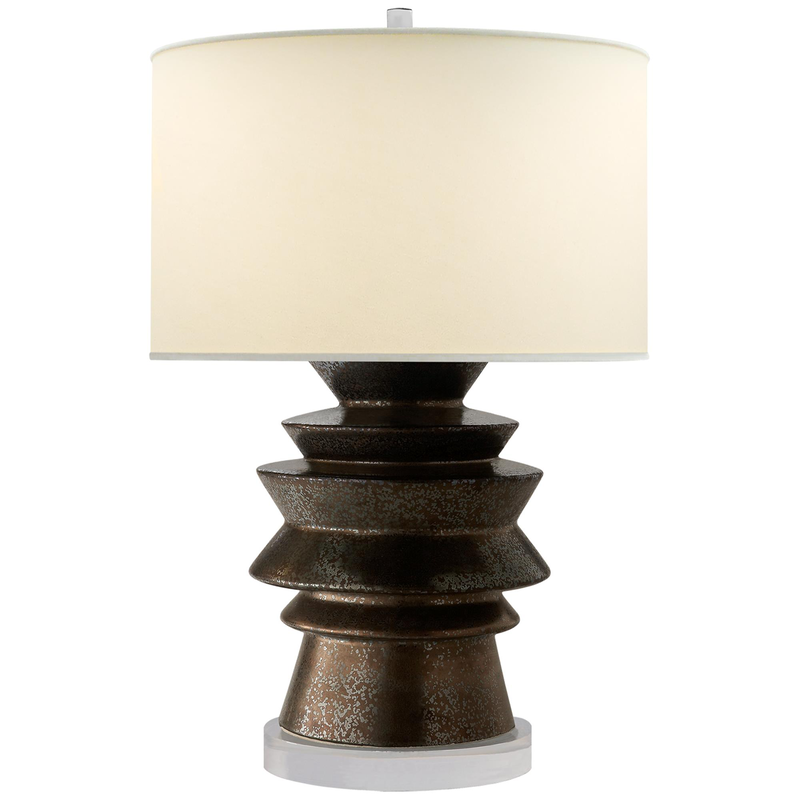 E. F. Chapman Stacked Disk 29 Inch Table Lamp by Visual Comfort Signature Collection