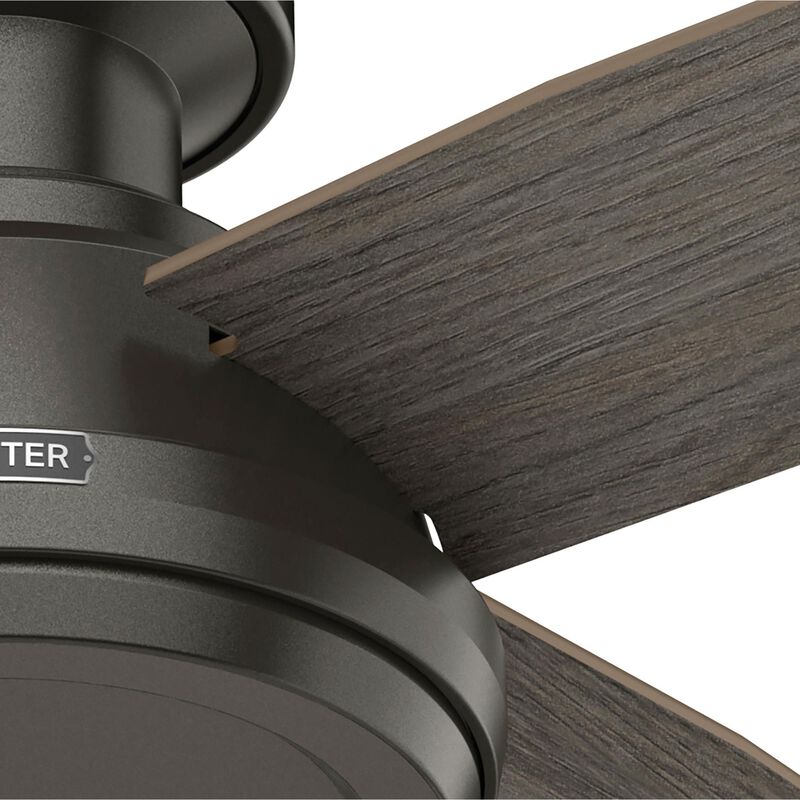 Dempsey 44 Inch Flush Mount Fan by Hunter Fan