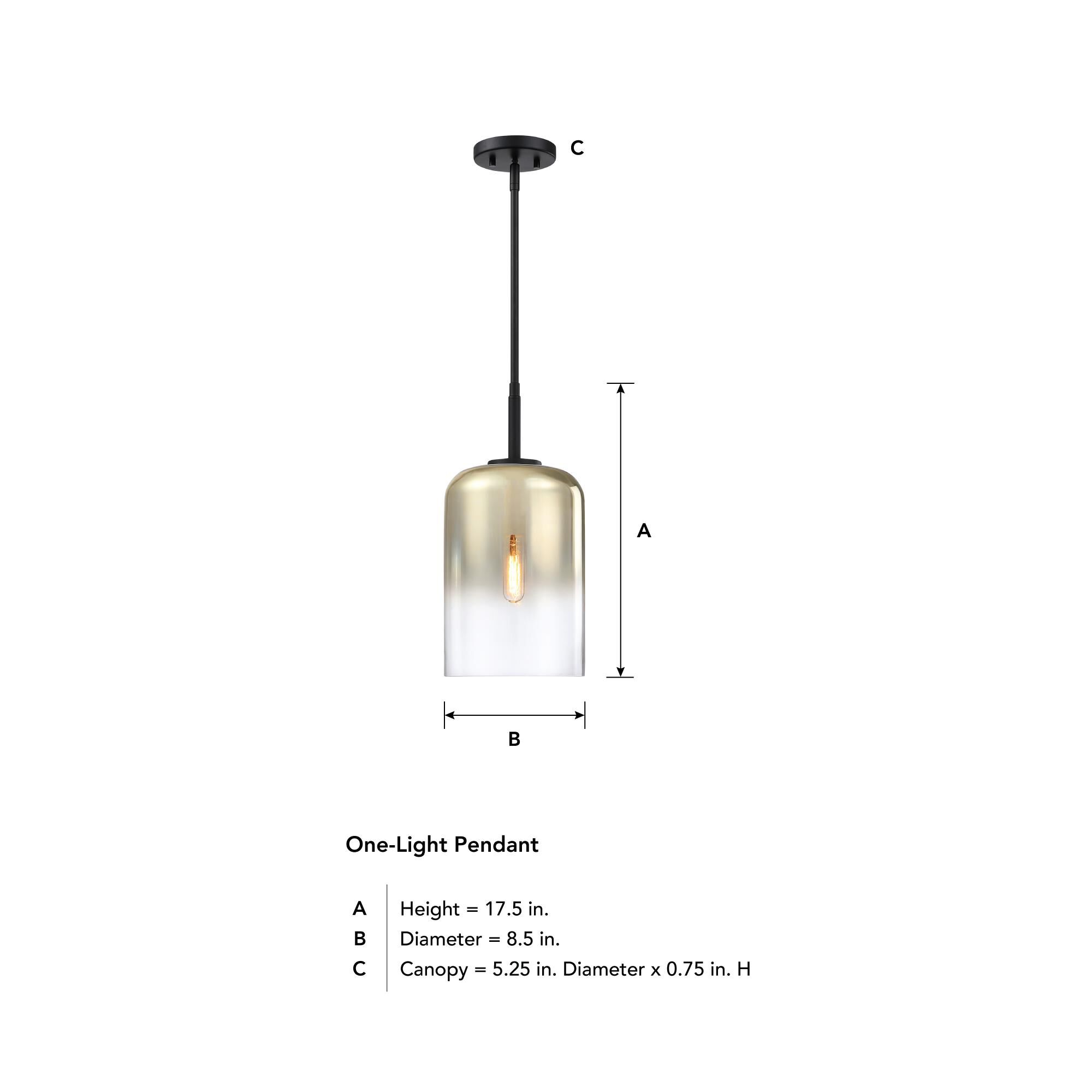 Gatsby 9 Inch Mini Pandent by Designers Fountain