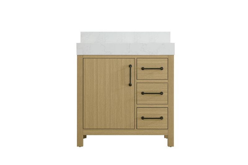 Nathan 32 Inch Bath Vanity by Elegant Dcor