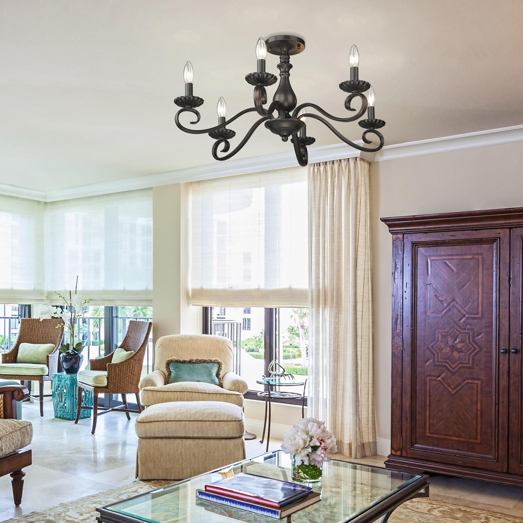 Shown in Rubbed Bronze finish