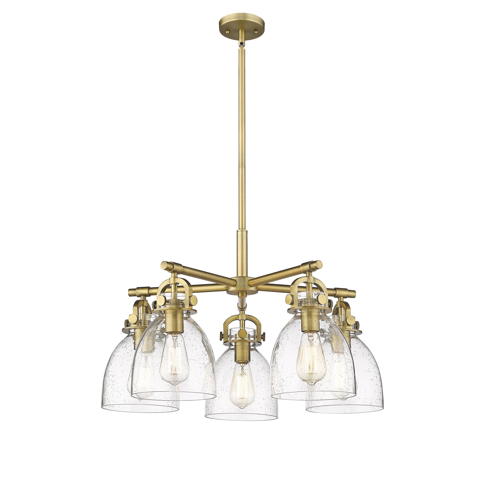 Bruno Marashlian Newton Bell 26 Inch 5 Light Chandelier by Innovations Lighting