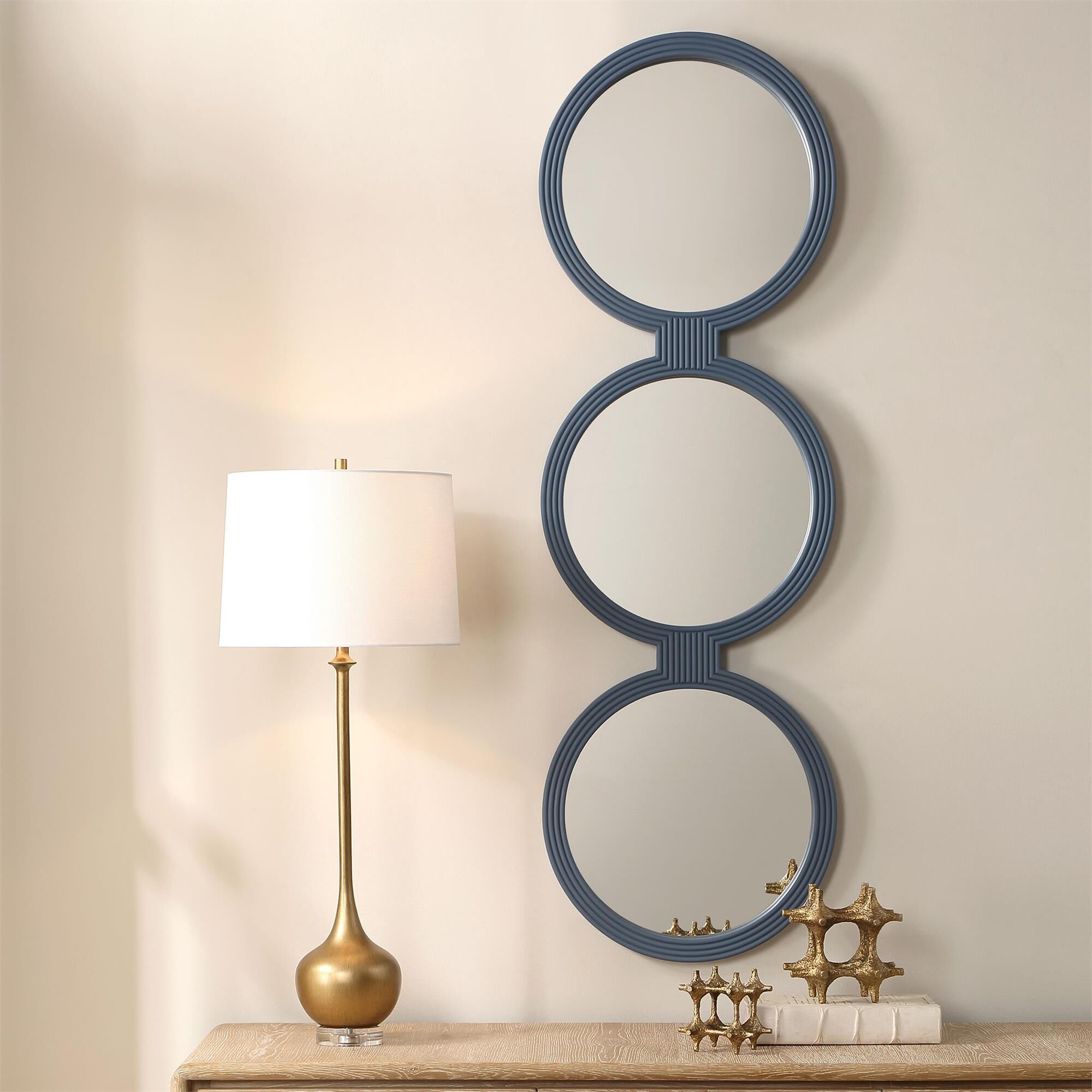Renee Wightman Going In Circles 56 Inch Decorative Mirror by Uttermost